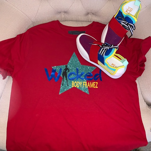 Wicked Body Framez Multi Color T-shirt - Picture 2 of 2